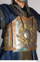  Photos Medieval Knight in plate armor 10 Blue gambeson Medieval soldier Plate armor chest armor upper body 0006.jpg